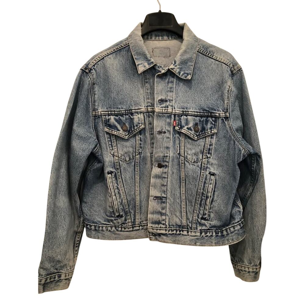 VTG 80s Levi's Type 3 Denim Trucker Jacket 4-Pocket M/L